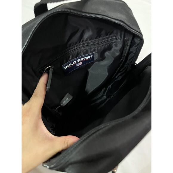 Vintage 90s Polo Ralph Lauren Sport Adjustable Strap Mini Backpack Men's Bag - Picture 7 of 12